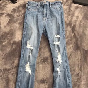 Distressed jeans from Hollister